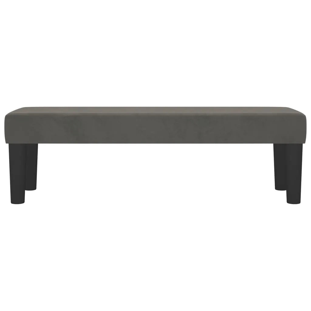Panca Grigio Scuro 100x30x30 cm in Velluto CFW8349144