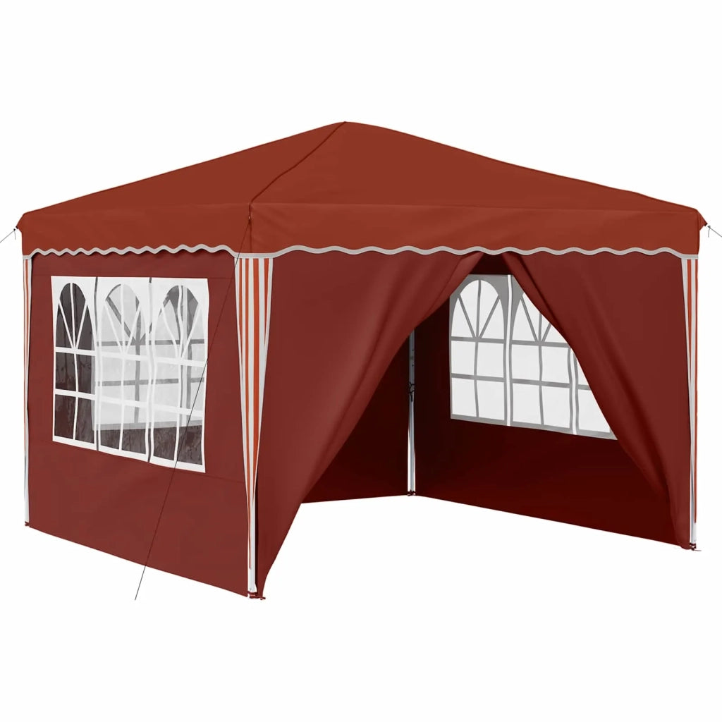 Tenda per feste a pop-up-Gazebo Terracotta 288 x 288 x 245 cm 627692