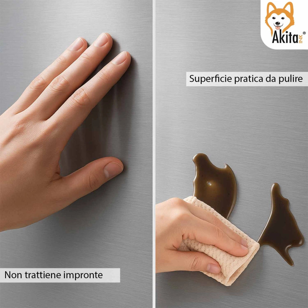 Akitaink Pattumiera a Pedale 50L Soft close Doppio Scomparto