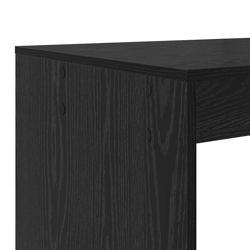 Scrivania Rovere Nero 108 x 55 x 103.5 cm Legno multistrato 869459