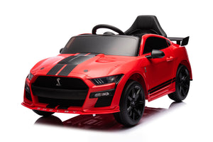 Macchina Elettrica per Bambini Licenza Ufficiale Ford Mustang Shelby Telecomandata 10,8V 3,1Ah Rosso