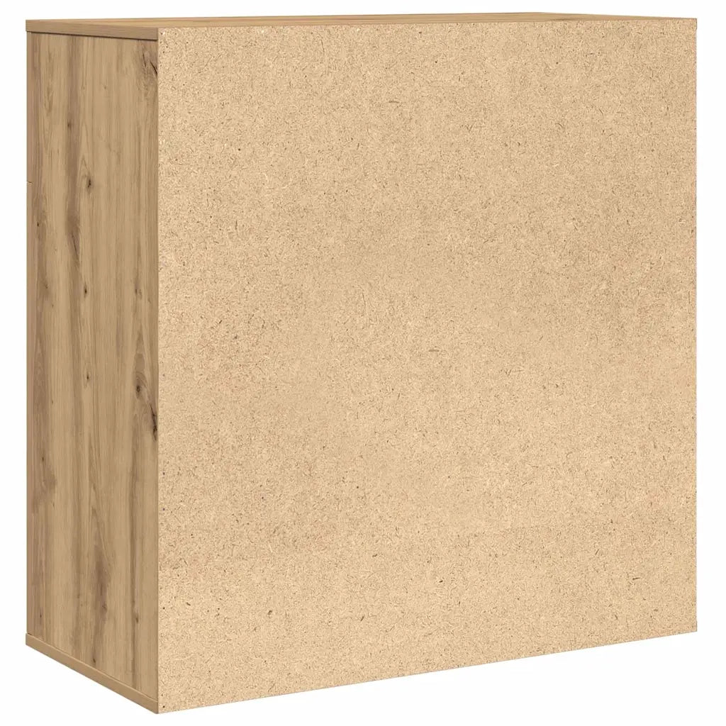 vidaXL Credenza rovere artigianale 79 x 38 x 80 cm Legno multistrato