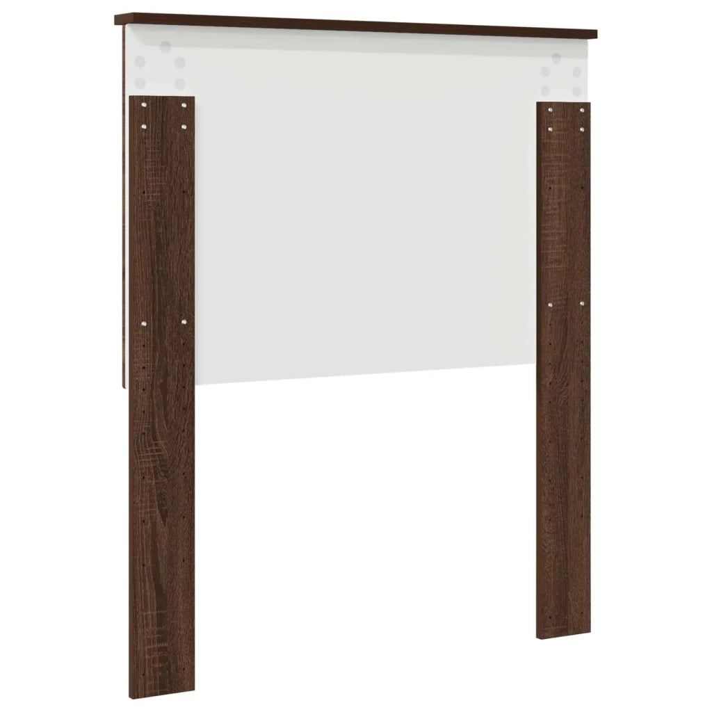 Testiera | Testata con Testiera | Testata Rovere Marrone 80 cm Legno multistrato