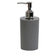 Trade Shop - Dispenser Sapone Liquido Bagno Per Lavandino Grigio Accessori Arredo Bagno 79797 -