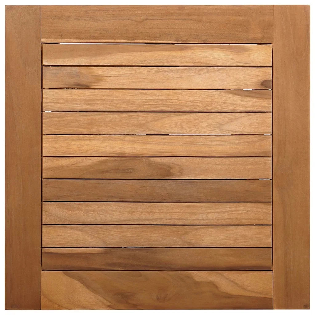 Lettino prendisole 1-persona 2 pcs Marrone Legno di teak solido