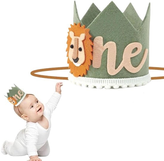 Corona di compleanno con Leone - Decorazione di compleanno - Primo compleanno - Accessorio per foto - Ricordo - Decorazione selvatica - Cappello di compleanno

Modello: 
Specifica tecnica: 
Codice prodotto: