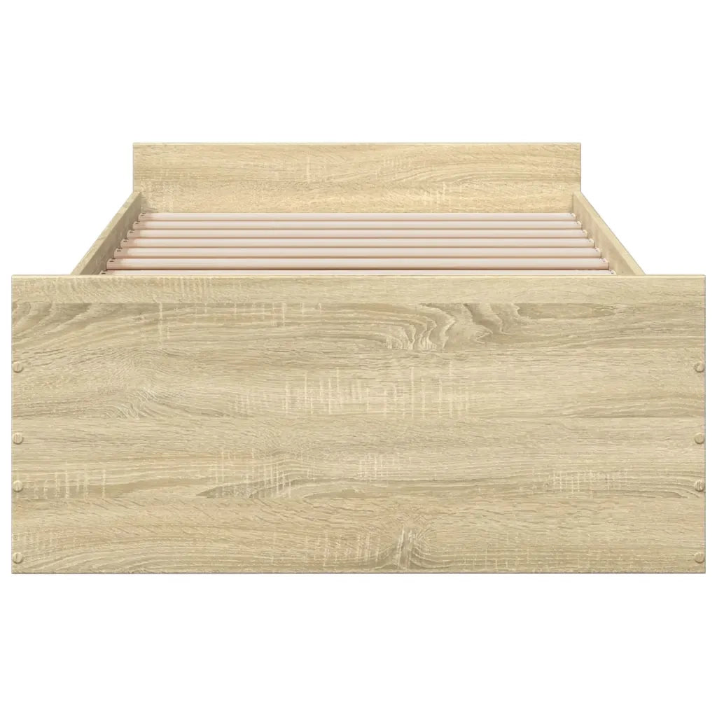 Giroletto Cassetti Rovere Sonoma 100x200 cm Legno Multistrato 3280330