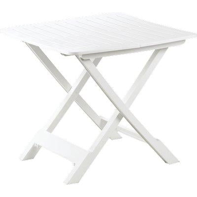 TAVOLO TEVERE PROGARDEN  PP BIANCO CM 80X72 H.CM 70