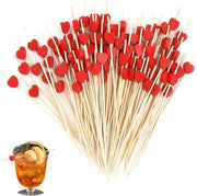 Penne per cocktail in bambù - 100 pezzi, adatti per bar, festa e decorazione di festa