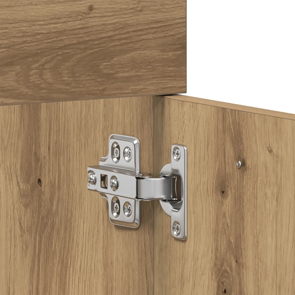 Mobile Lavabo | Armadio Lavabo Bagno Rovere Artigianale 60x38,5x46 cm Truciolato
