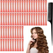 Antislip Haargolf Haarrollen con Cintura Elastica - Stanghe per Onde Freddo di Alta Qualità, Ideali per Gli Strumenti di Stilistica Permanente e di Salone (60 pezzi)
