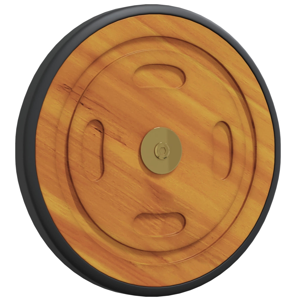 Ruote di Ricambio per Lettini Solari 2 pz 20.5 cm in Legno Massello di Acacia