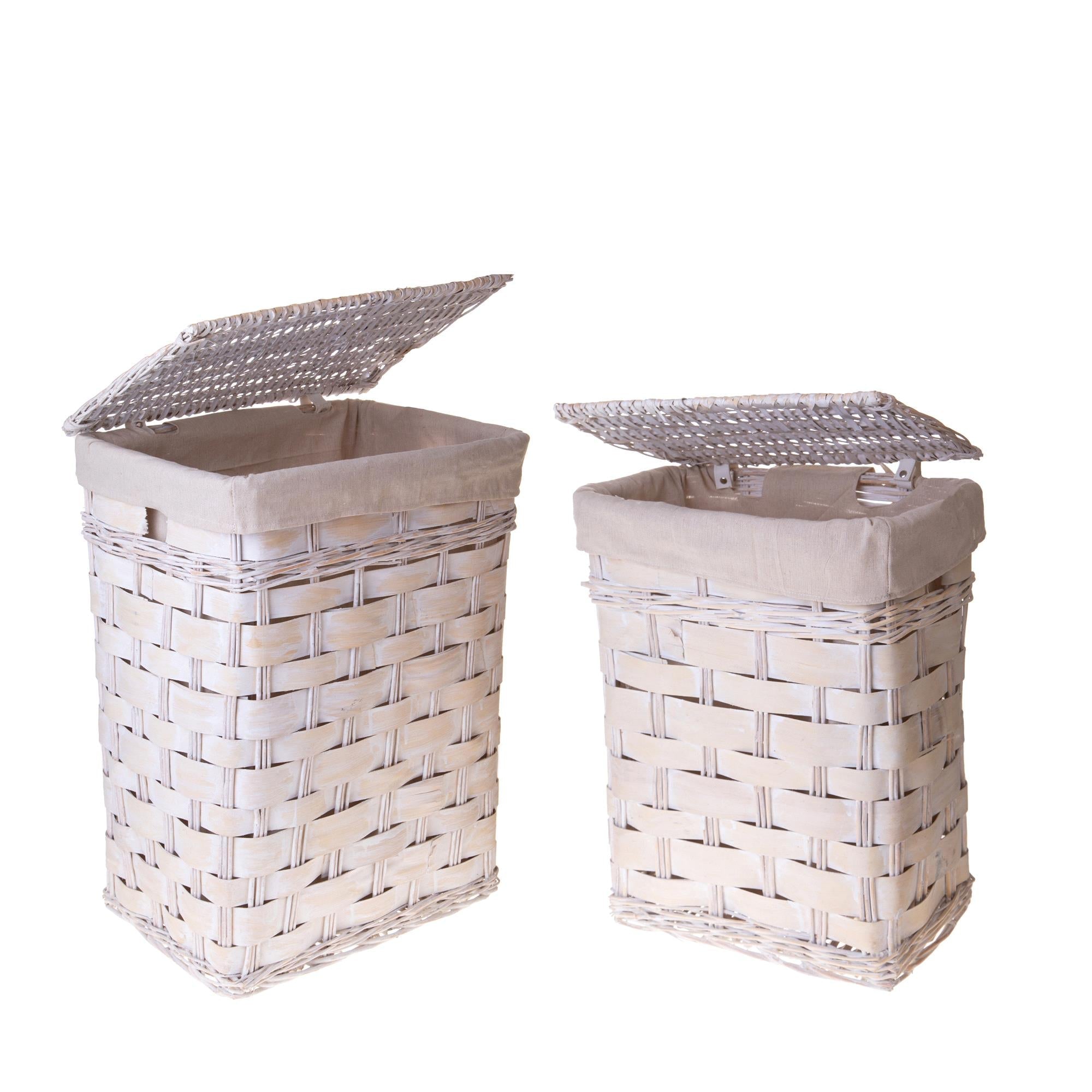 Set 2 Cesti per Biancheria H 64 cm