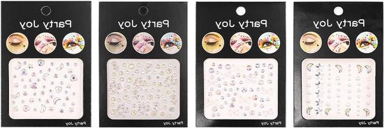Decorazioni per il corpo con pietre di luce per festa