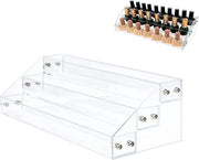 Organizzatore per lacca delle unghie 3 livelli con contenitore per vernice, rack per contenitore di vernice, display per occhiali da sole, cassetta in plastica per piccoli oggetti di cosmetica, organizzatore per contenitore di lacca delle unghie.