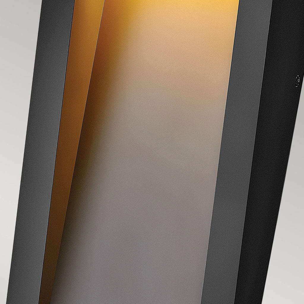 Applique esterna LED 8W 3000K nero IP44 Hinkley Taper