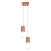 Lampada a sospensione HALO 2P mocca