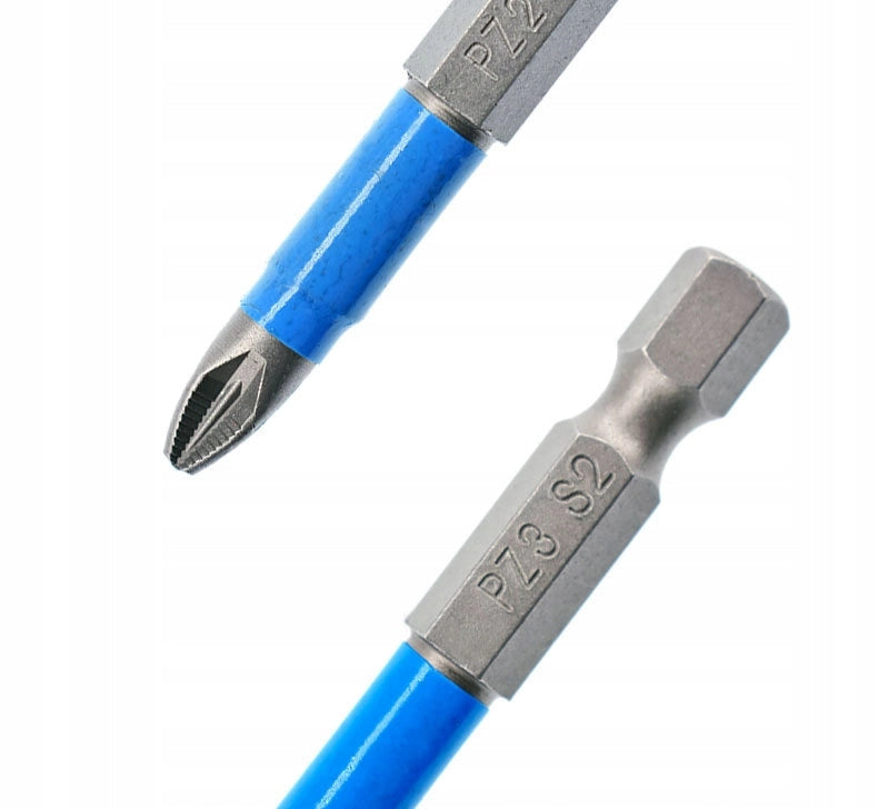 Set di Bit Torx con Fascia Blu – 12 Pezzi | Acciaio Inossidabile, Attacco Magnetico 1/4"
