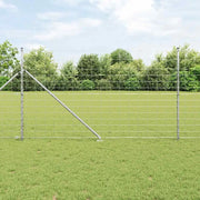 Palo della recinzione Zincato 25 x 1,4 m Acciaio 3351433