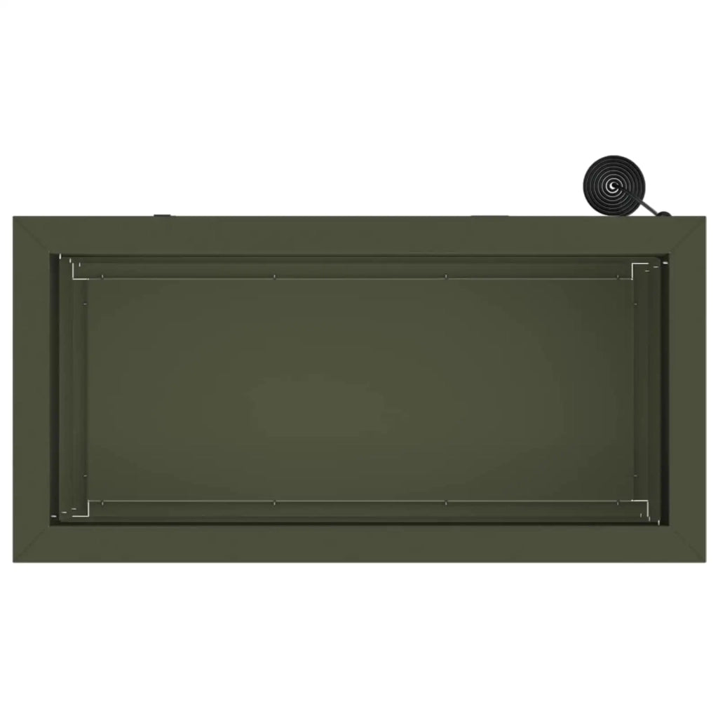 Fioriera da giardino con LED Verde Oliva 30 x 60 x 30 cm 8008090