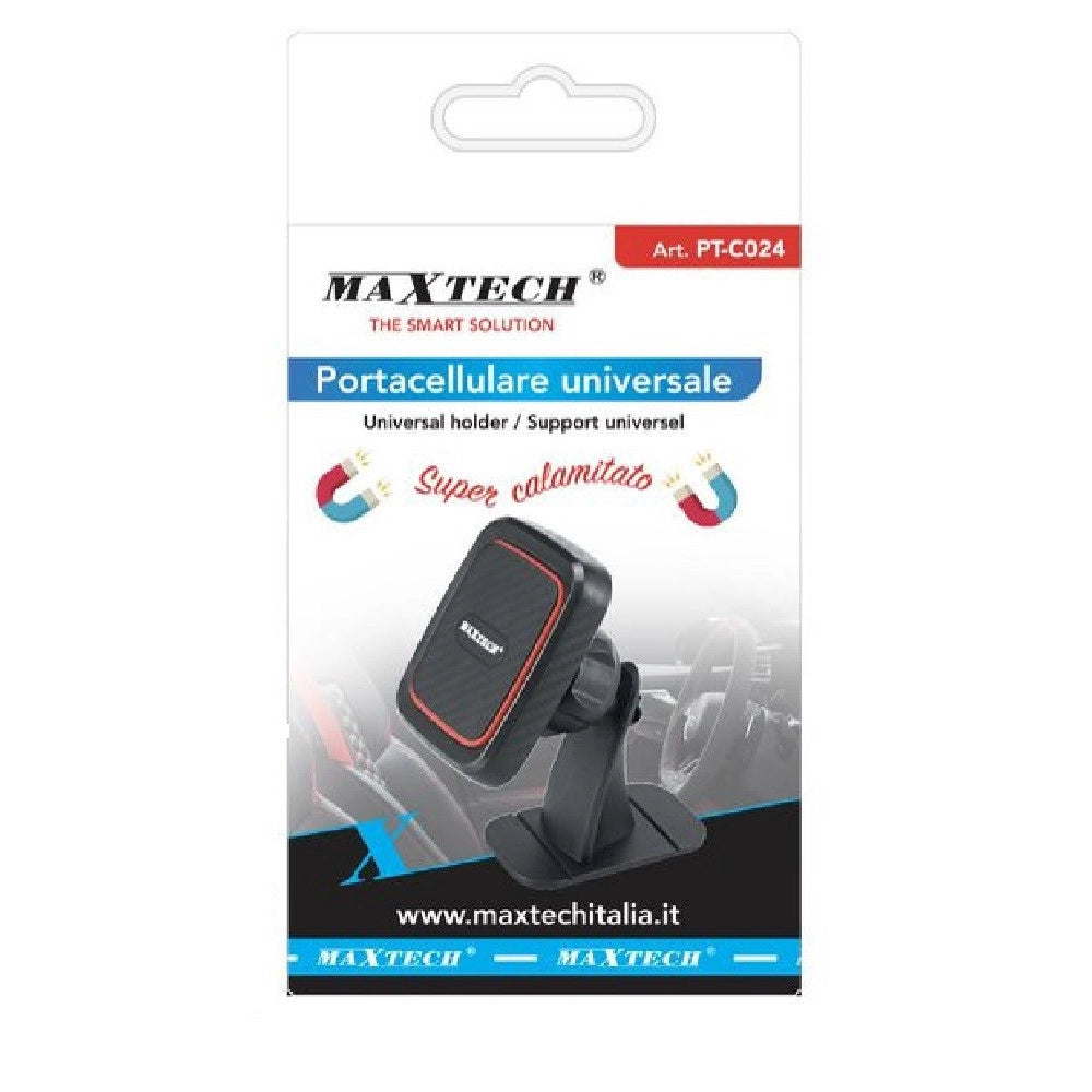 Trade Shop - Porta Cellulare Universale Auto Supporto Super Calamitato Adesiva 4"-7" Pt-c024 -
