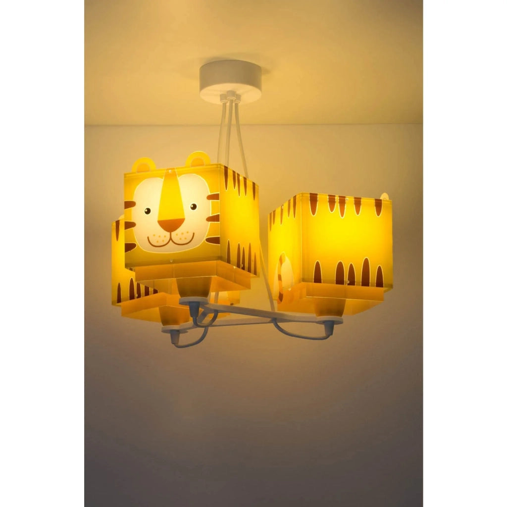 LÚZETE - LAMPADA PER BAMBINI 3 LUCI PICCOLA TIGRE E27
