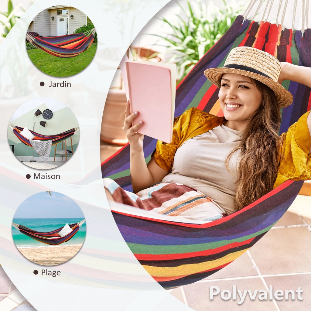 Amaca da Viaggio Portatile ¨C zephmum ¨C Multicolore 290x150 cm