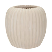 Vaso Decorativo VKH835, Beige, Poliresina, 26,5x26,5x26 cm