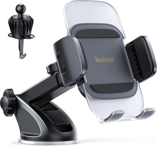 Oggetto per il Pannello di Controllo Auto Universale con Morsetto di Attracco per iPhone e Samsung - 4-7 Pollici.