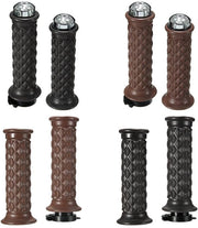 Manubrio in stile Cafe Racer - Maniglie in Alluminio/Silicati - Comfortevole Presa - Duraturo - Adatto per Lunghe Tratte