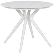 Tavolo in alluminio bianco 90x75 cm