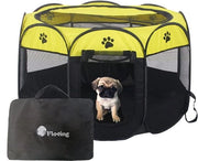 Recinzione per Animali Portatile Opaca, 8 Pannelli, Impermeabile, Modello M (29"Dia x 17"H)