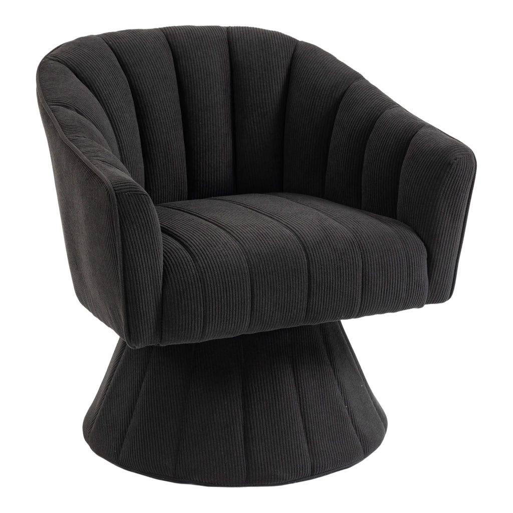 Poltrona Girevole da Ufficio Ergonomica ¨C Xylo ¨C Nera, Braccioli, Design Moderno
