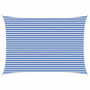Telo Ombra Blu e Bianco 3,5 x 5 m HDPE 42032893