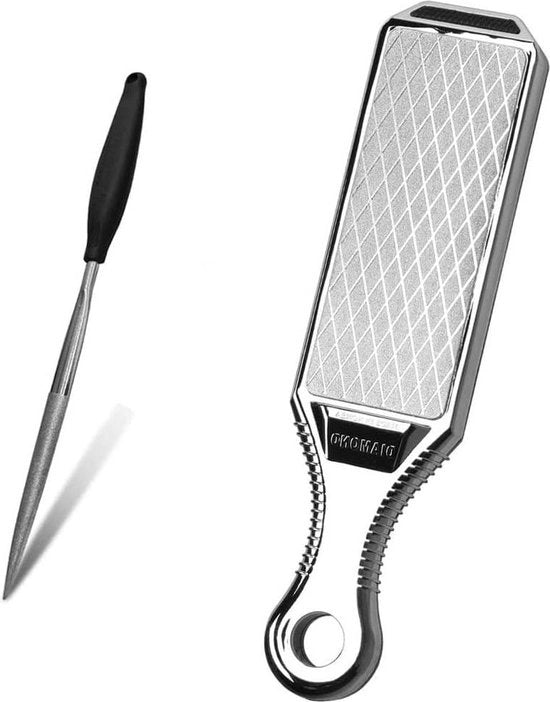 Impastatore professionale - pietre di affilatura per coltelli da cucina con angolo fisso - inclusa istruzioni per l'uso