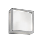 DISCOVERY Applique e Plafoniera da Esterno IP54 Colore Grigio, Struttura in Alluminio Pressofuso e Diffusore in Vetro Satinato - Rossini Group