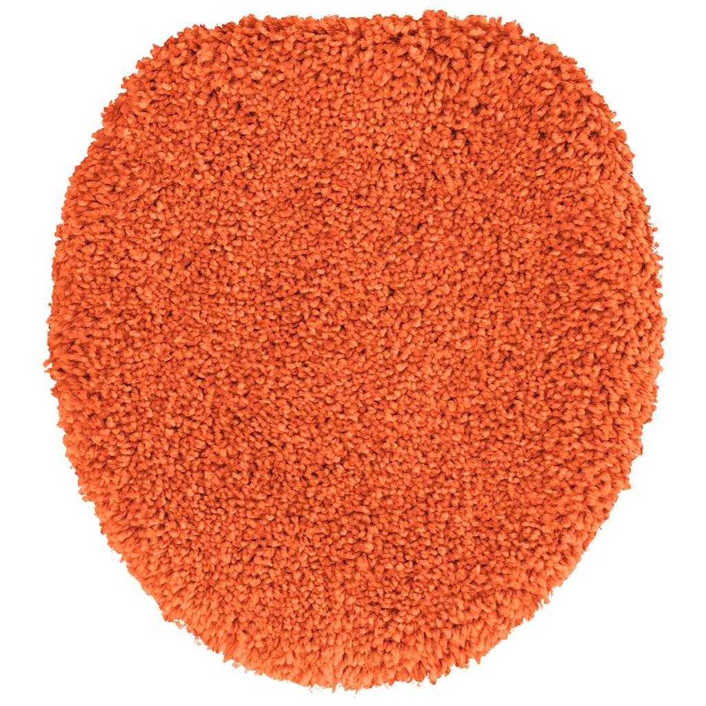 Set di tappetini da bagno 3 pezzi Arancione in polipropilene antiscivolo