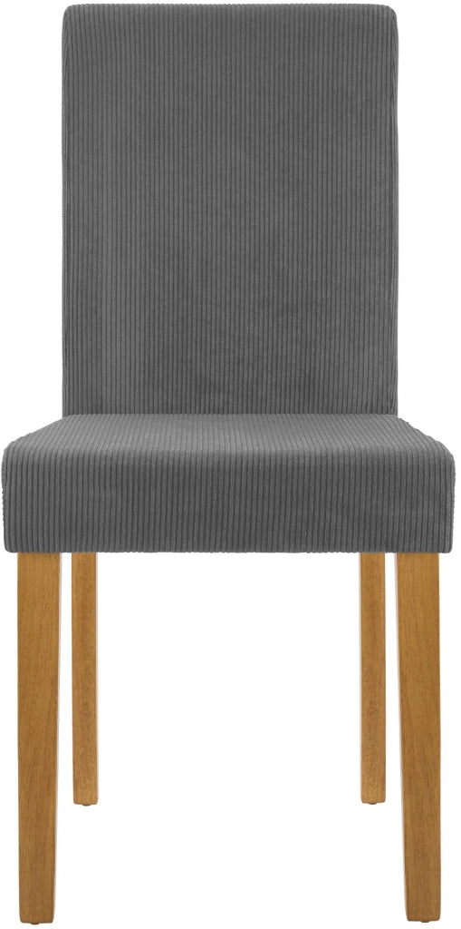 Set di 2 sedie per sala da pranzo Ina Cord anticate chiare 4
