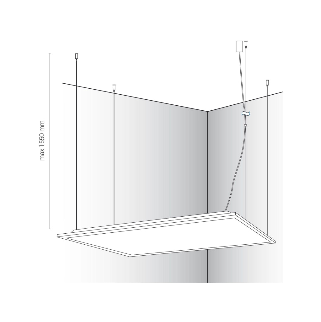 Plafoniera LED Nowodvorski ITAKA 8460 59,5cm bianca