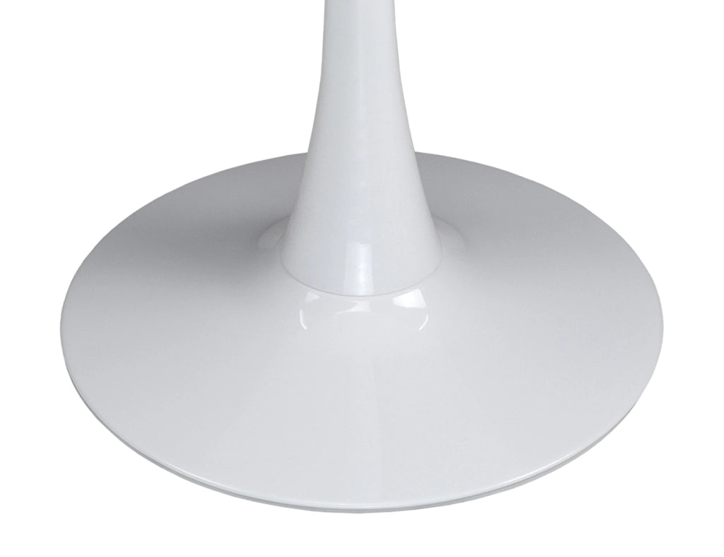 Tavolo rotondo Ø100 cm, tavolo da pranzo tondo bianco - Omar - TR08-10OMPM