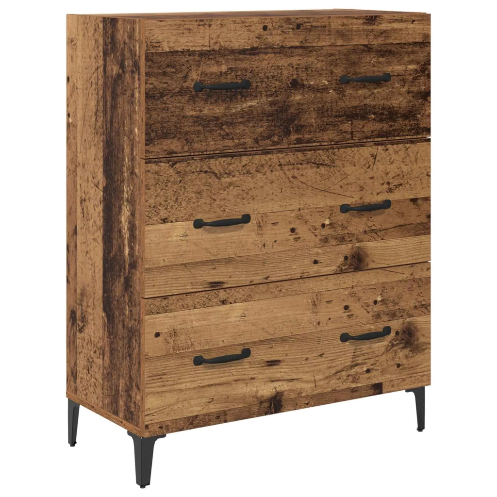 Credenza-Buffet-Armadio da cucina Legno vecchio 69,5 x 34 x 180 cm Legno multistrato 733874