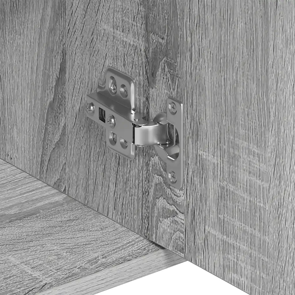 Credenza Grigio Sonoma 88x30x70 cm in Legno Ingegnerizzato 815367