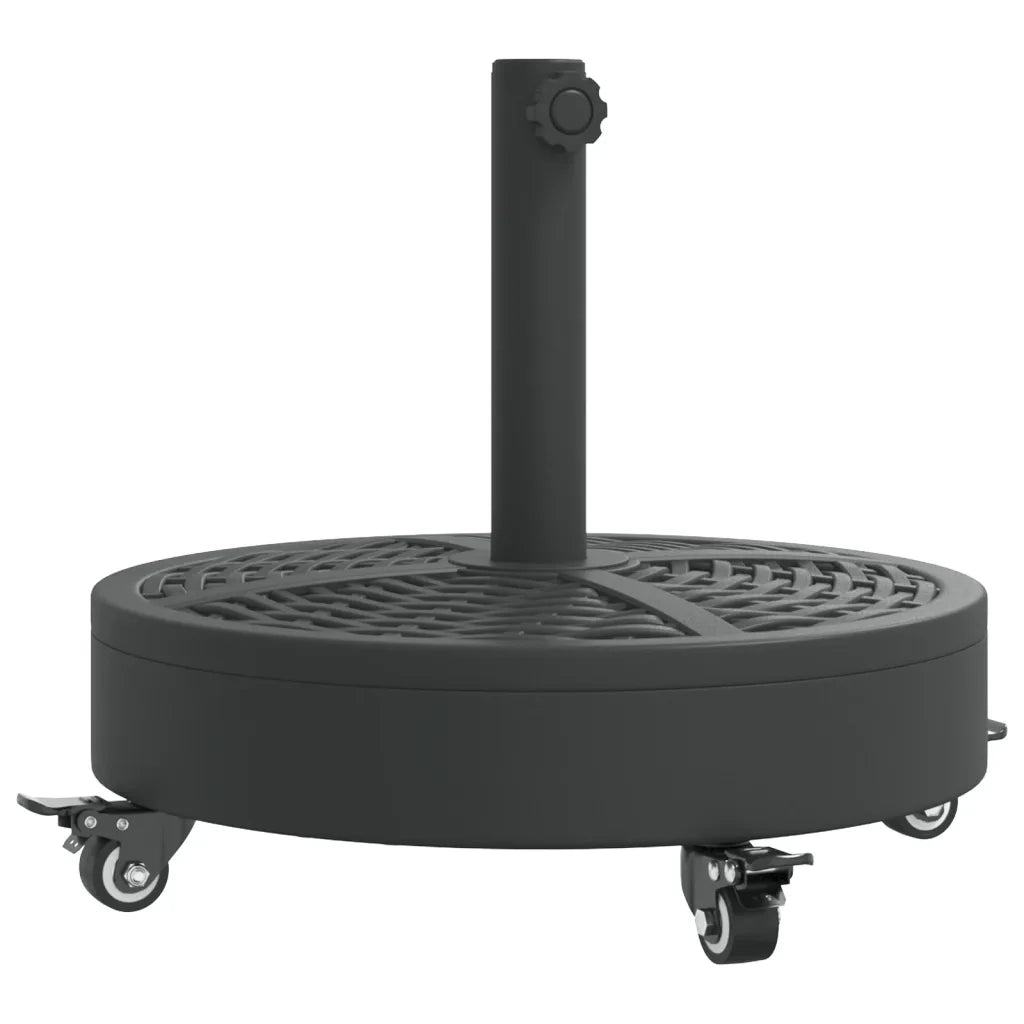 Base per Ombrellone con Ruote per Pali ?38/48 mm 27 kg Rotonda CFW2416488
