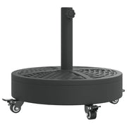 Base per Ombrellone con Ruote per Pali ?38/48 mm 27 kg Rotonda CFW2416488