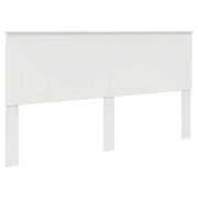 Testiera | Testata con Testiera | Testata Bianco 180 cm Legno multistrato