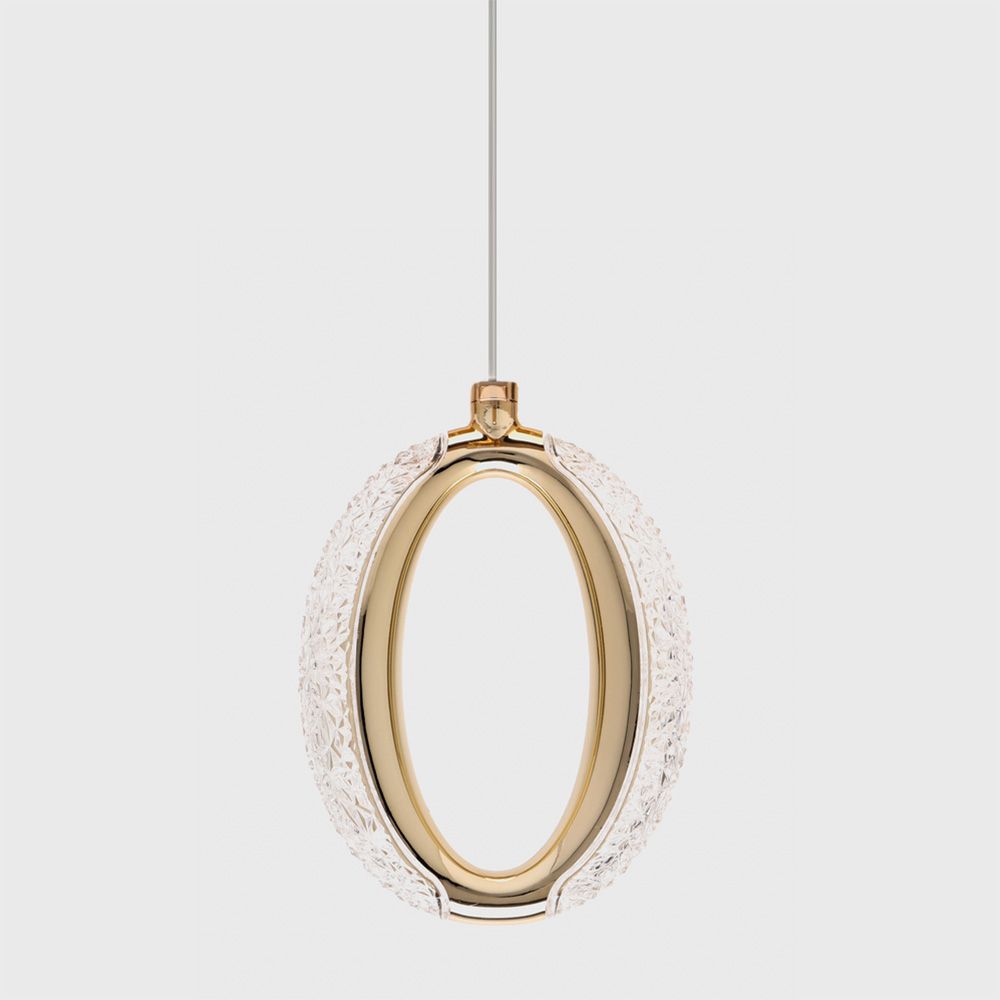 Lampadario A Sospensione In Cristallo Led G114-1cp Złota