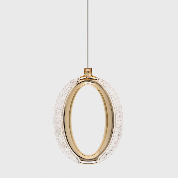 Lampadario A Sospensione In Cristallo Led G114-1cp Złota