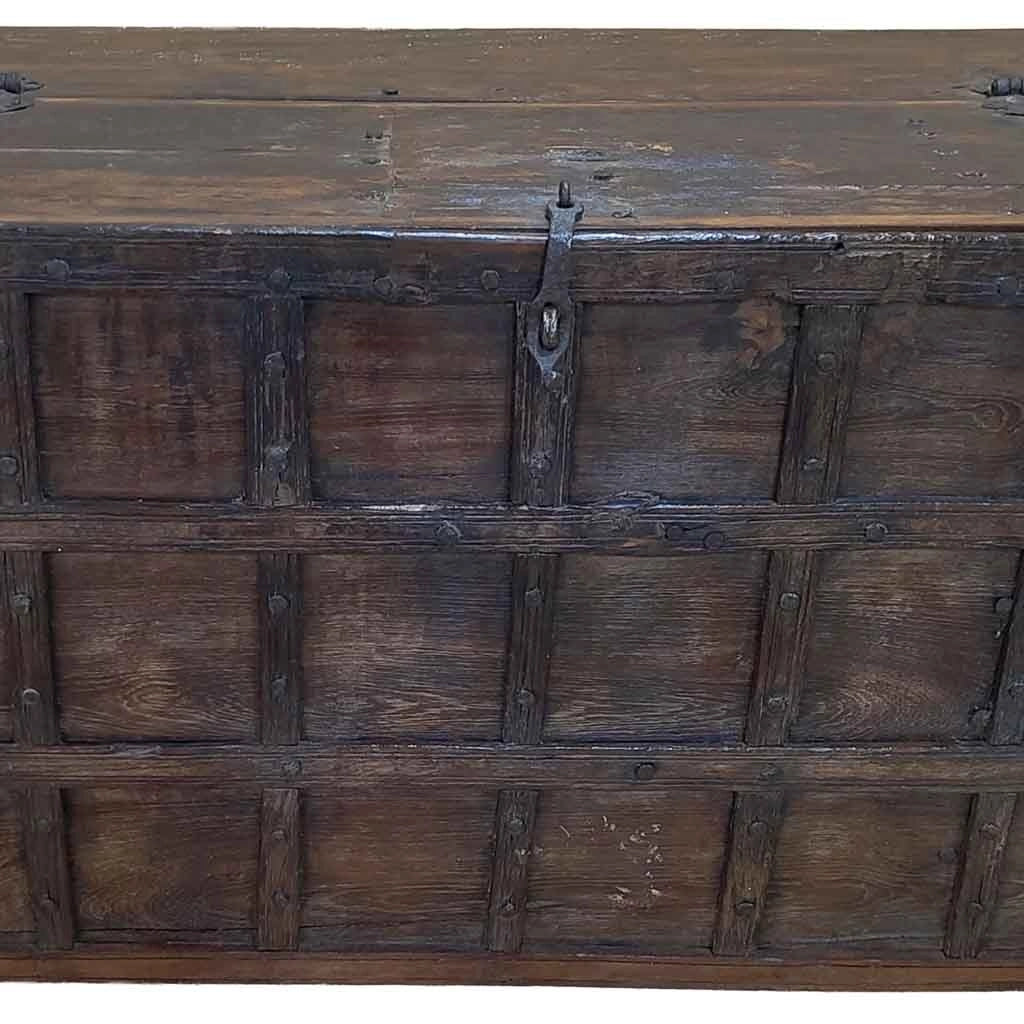 Baule in legno fatta a mano 118x65x74h cm