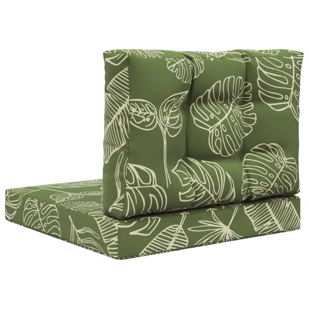 Cuscino per divano da esterno 2 pcs Design a foglia Poliestere