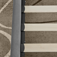 Letto bambino 90x200cm?- Xylo - velluto testiera alta grigio